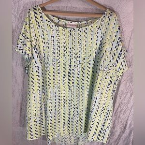 Ava & Viv short sleeve blouse 4XL